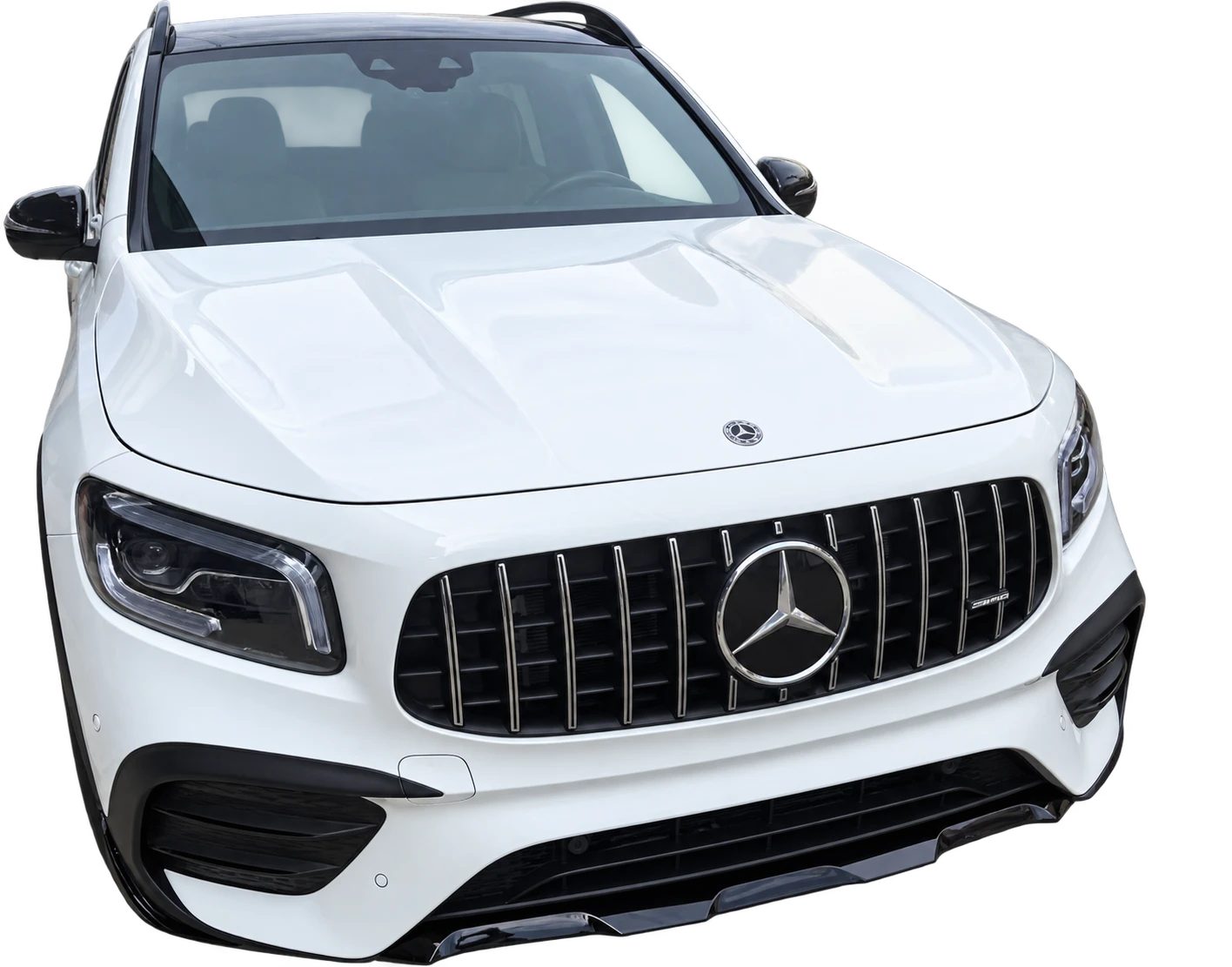 メルセデスAMG GLB35 4マチック（ポーラーホワイト）フロント